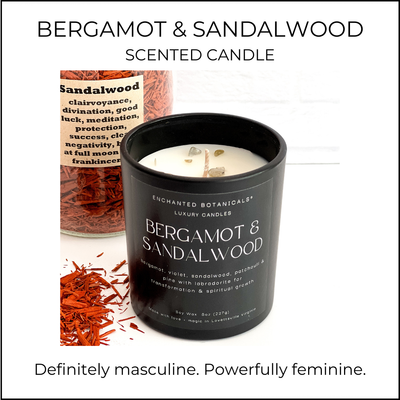 BERGAMOT SANDALWOOD Scented Candle