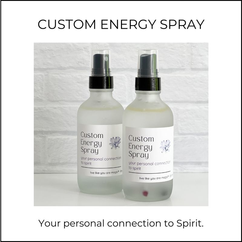 CUSTOM Energy Spray, Guidance from Spirit, Reading Included