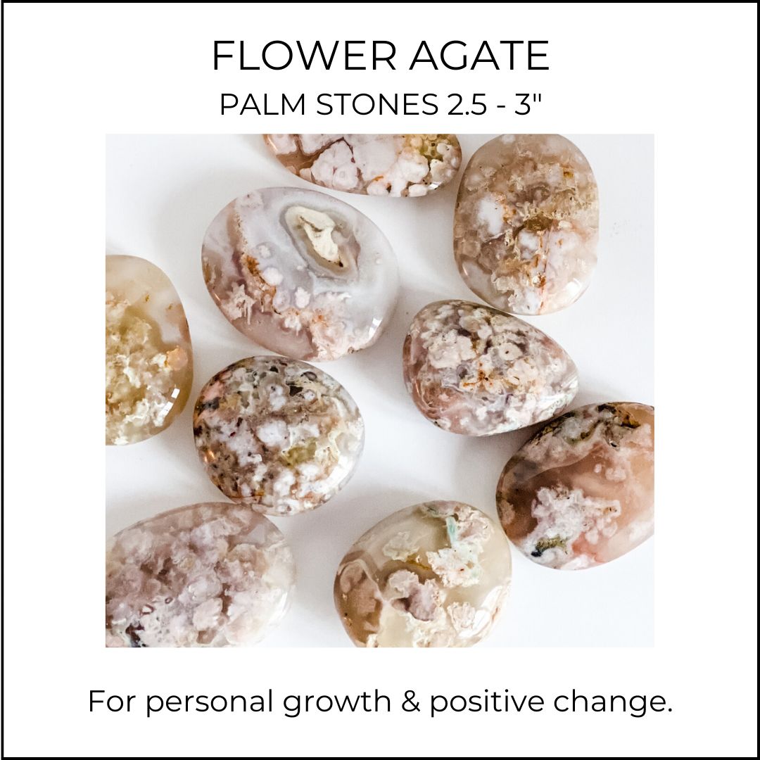 FLOWER AGATE (2.5 - 3&quot;)