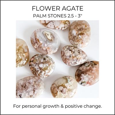 FLOWER AGATE (2.5 - 3&quot;)