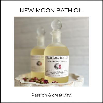 MOON GLOW Bath Oils -- New Moon