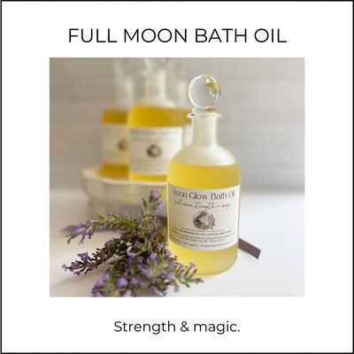 MOON GLOW Bath Oils -- Full Moon