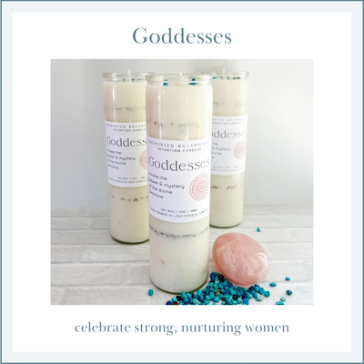 GODDESSES Prayer Candle, 8&quot; high