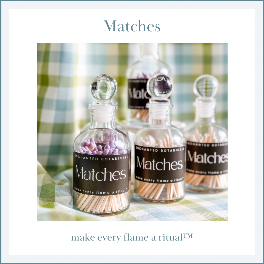 MATCHES, Ritual Matches with Glass Stopper