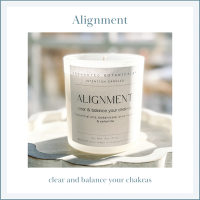 ALIGNMENT Intentions Candle