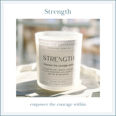 STRENGTH Intentions Candle