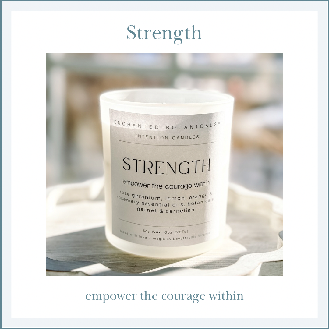 STRENGTH Intentions Candle
