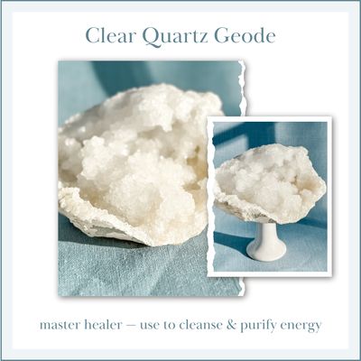 CLEAR QUARTZ GEODE