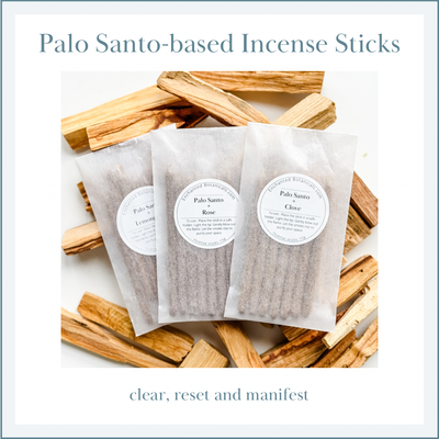 INCENSE STICKS -- Palo Santo and (Your Choice) -- 4&quot;