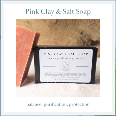 SOAP (organic), Pink Clay and Salt