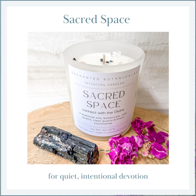 SACRED SPACE Intentions Candle