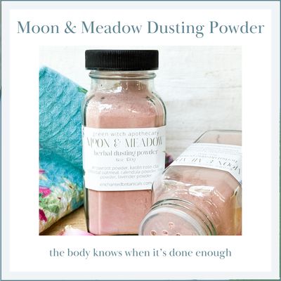 MOON &amp; MEADOW Dusting Powder (herbal, talc free)