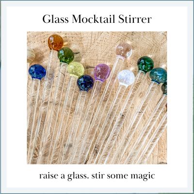 MOCKTAIL STIRRER — Handblown Glass