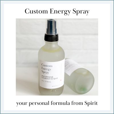 CUSTOM Energy Spray, Guidance from Spirit, Reading Included