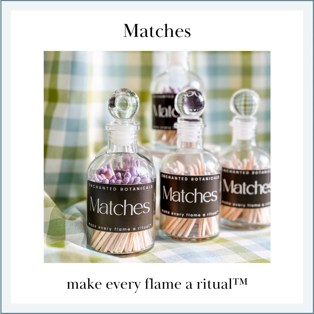 MATCHES, Ritual Matches with Glass Stopper