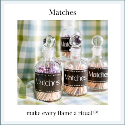 MATCHES, Ritual Matches with Glass Stopper