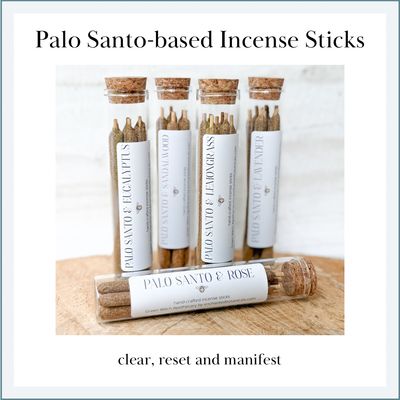 INCENSE STICKS -- Palo Santo and (Your Choice) -- 4&quot;
