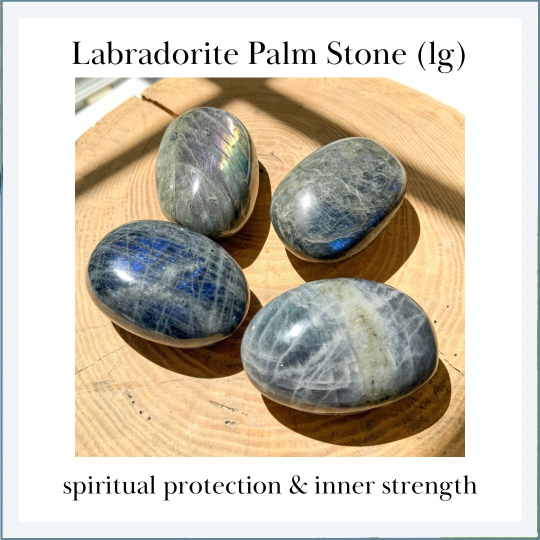 LABRADORITE Palm Stones (Large)