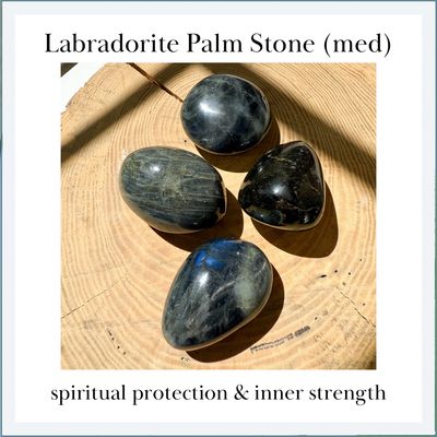 LABRADORITE Palm Stones (Medium)