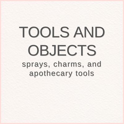 Tools and Objects