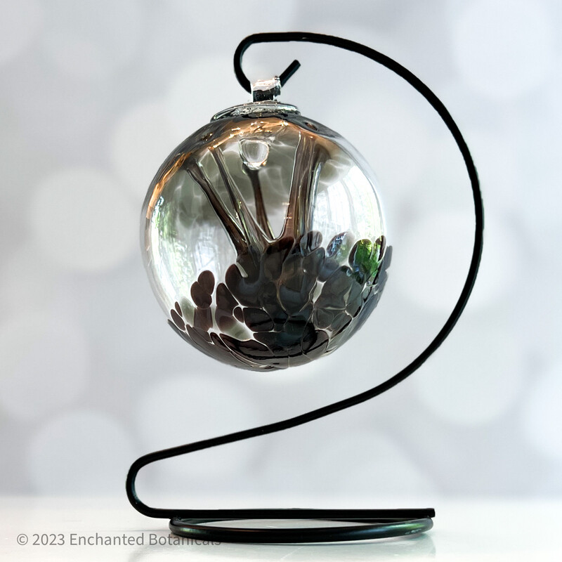 WITCH BALL 4” Gray-Green + Brown