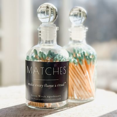MATCHES, Ritual Matches with Glass Stopper