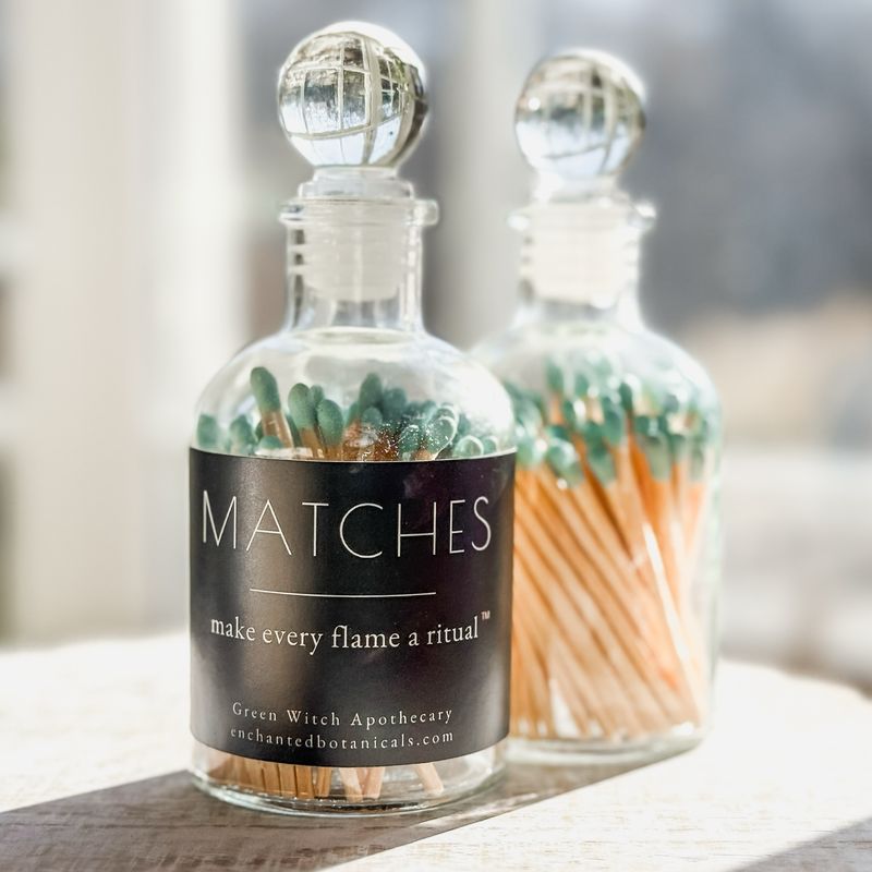 MATCHES, Ritual Matches with Glass Stopper