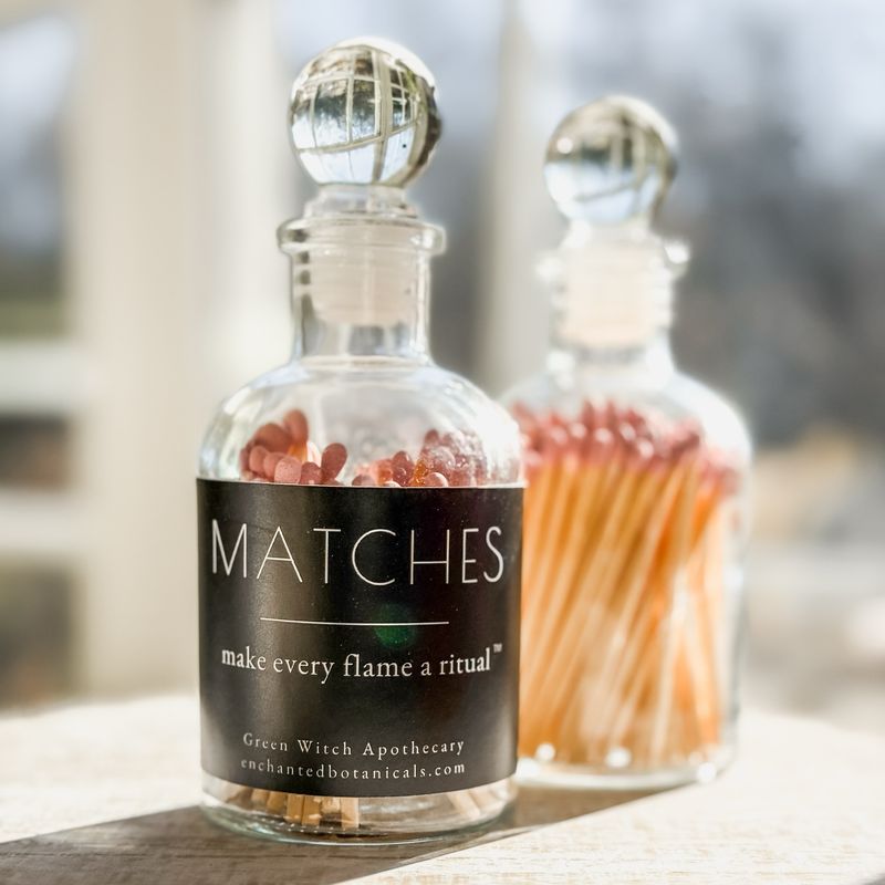 MATCHES, Ritual Matches with Glass Stopper
