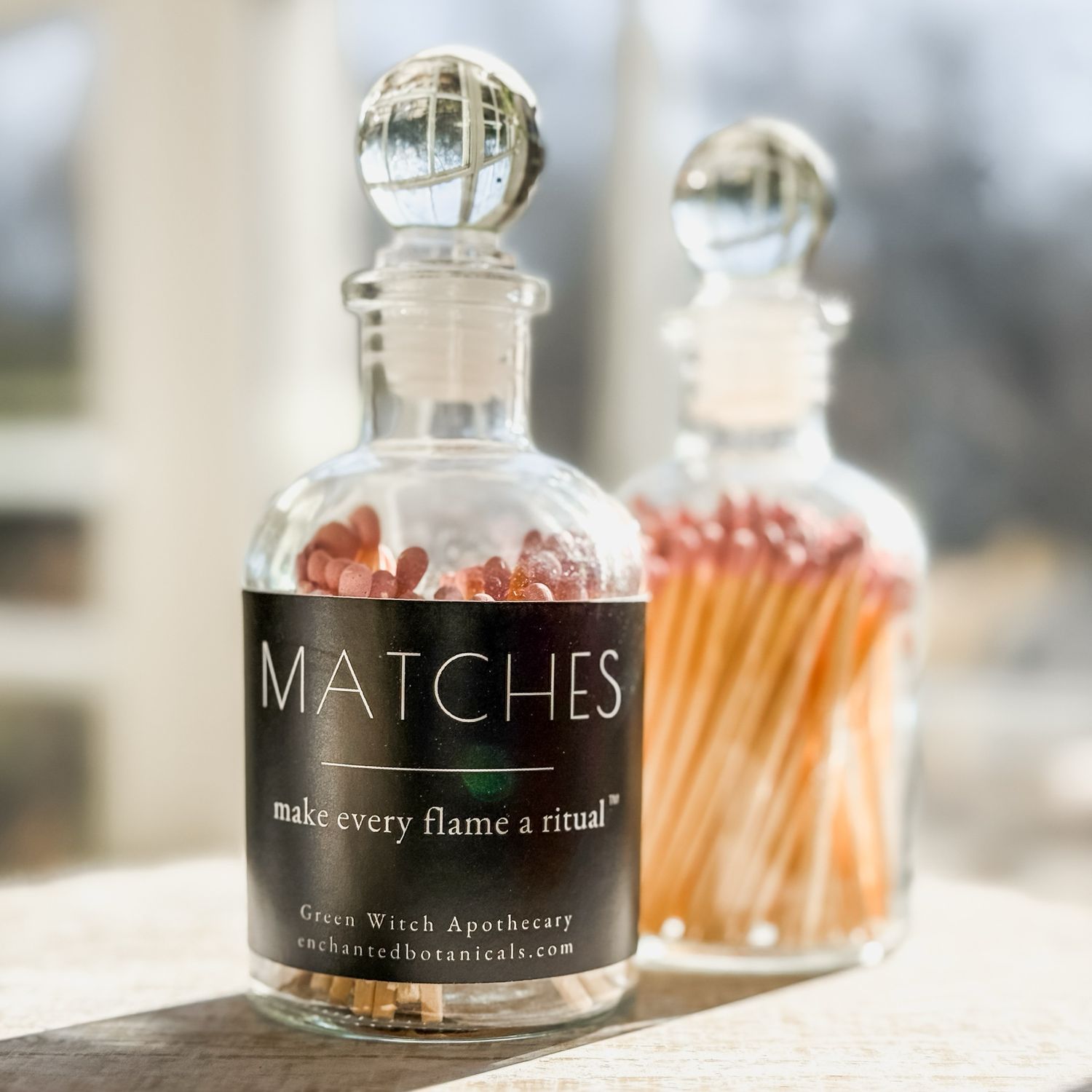 MATCHES, Ritual Matches with Glass Stopper