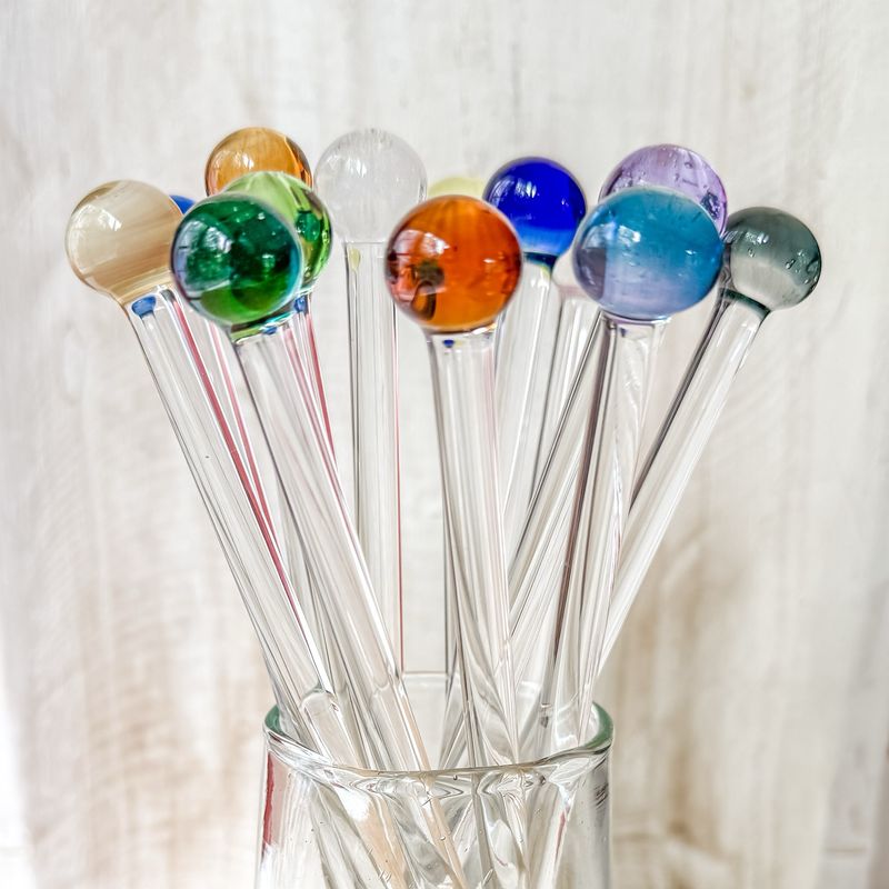 MOCKTAIL STIRRER — Handblown Glass