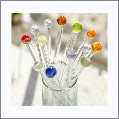 MOCKTAIL STIRRER — Handblown Glass
