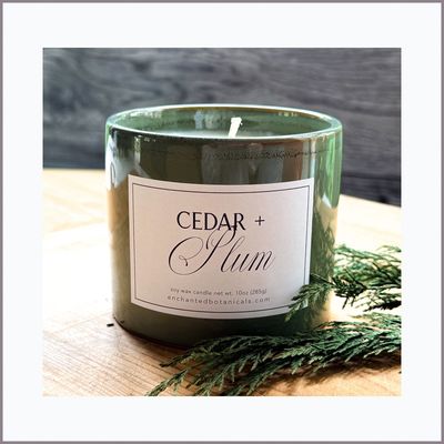 CEDAR + PLUM Scented Candle
