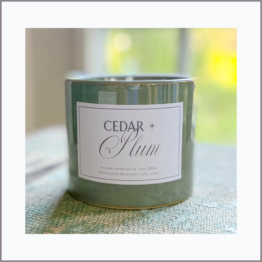 CEDAR + PLUM Scented Candle