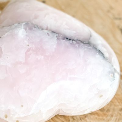 PINK CALCITE HEART Extra Large