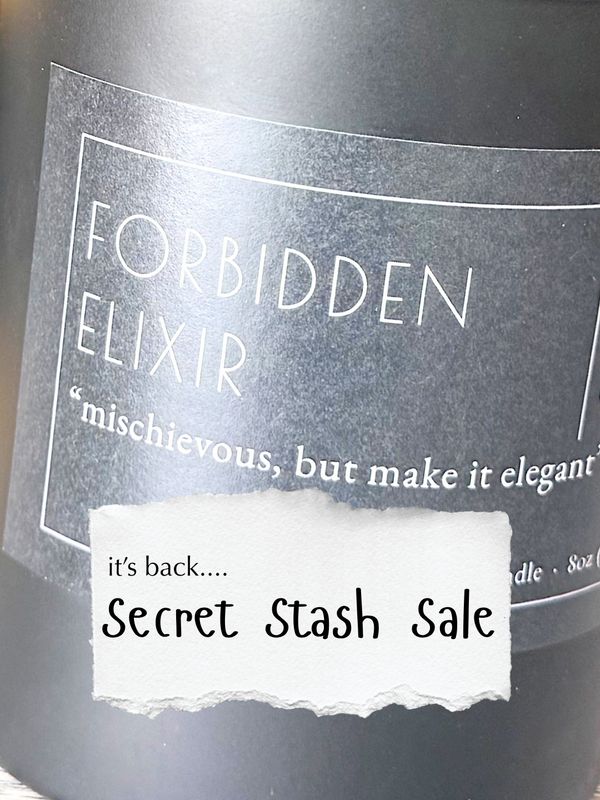 SECRET STASH SALE -- Scented Candles
