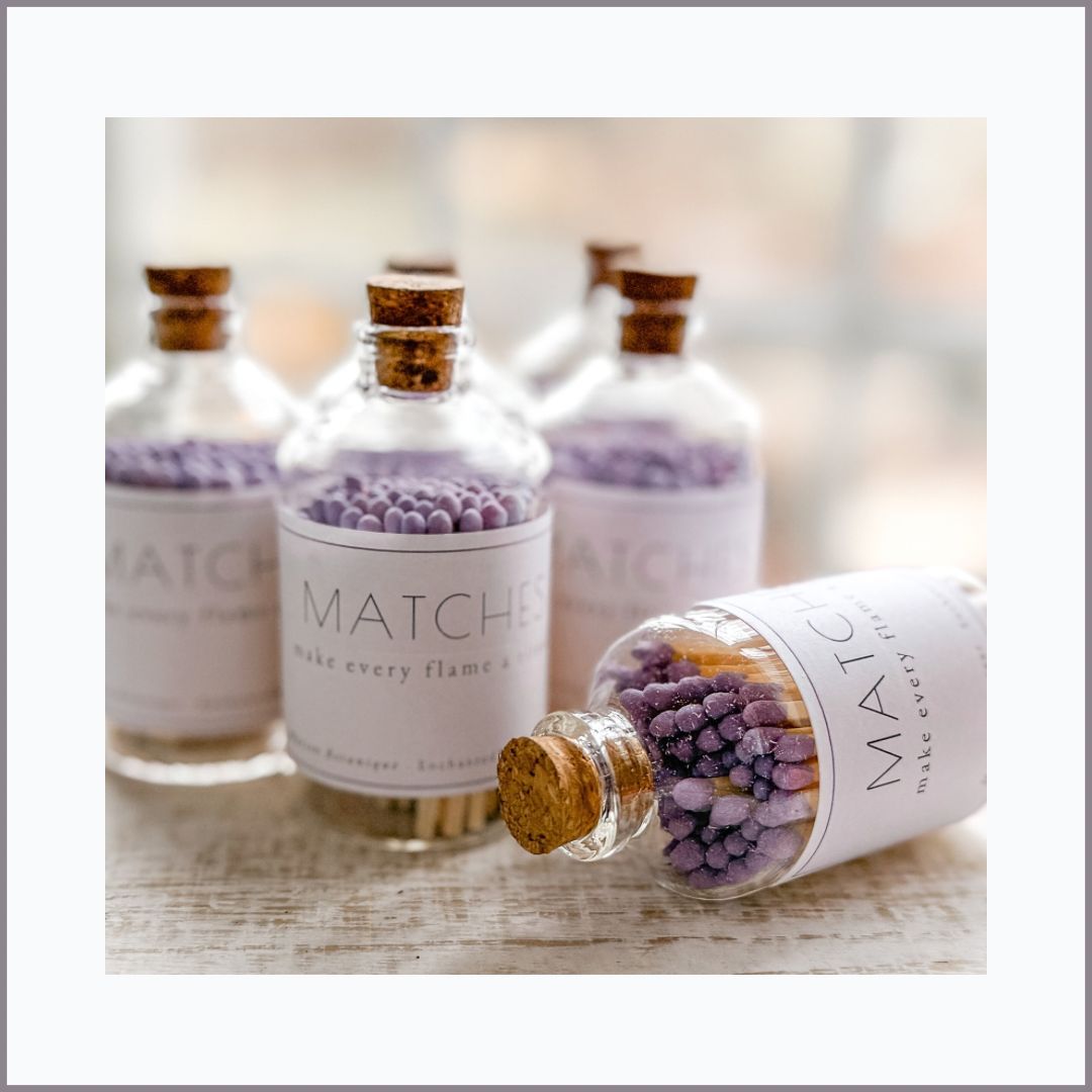 PETITE RITUAL MATCHES, Corked Bottle (4 color options)