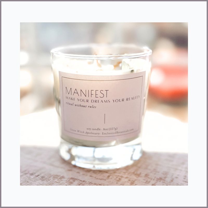 MANIFEST Intention Candle