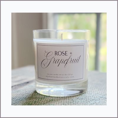 ROSE + GRAPEFRUIT Scented Candle