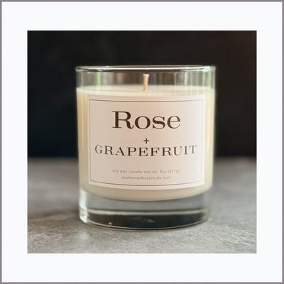 ROSE + GRAPEFRUIT Scented Candle