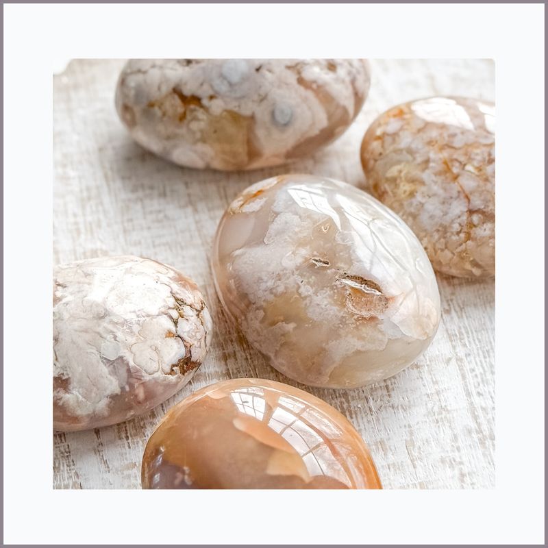 FLOWER AGATE (Crescents)
