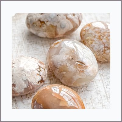 FLOWER AGATE (Crescents)