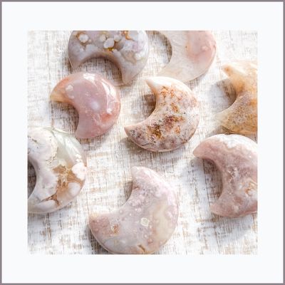 FLOWER AGATE (Crescents)