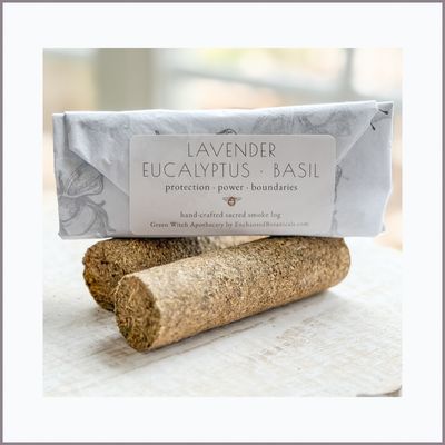 INCENSE · SACRED SMOKE LOGS — Choice of Scent (Multiple Burns)
