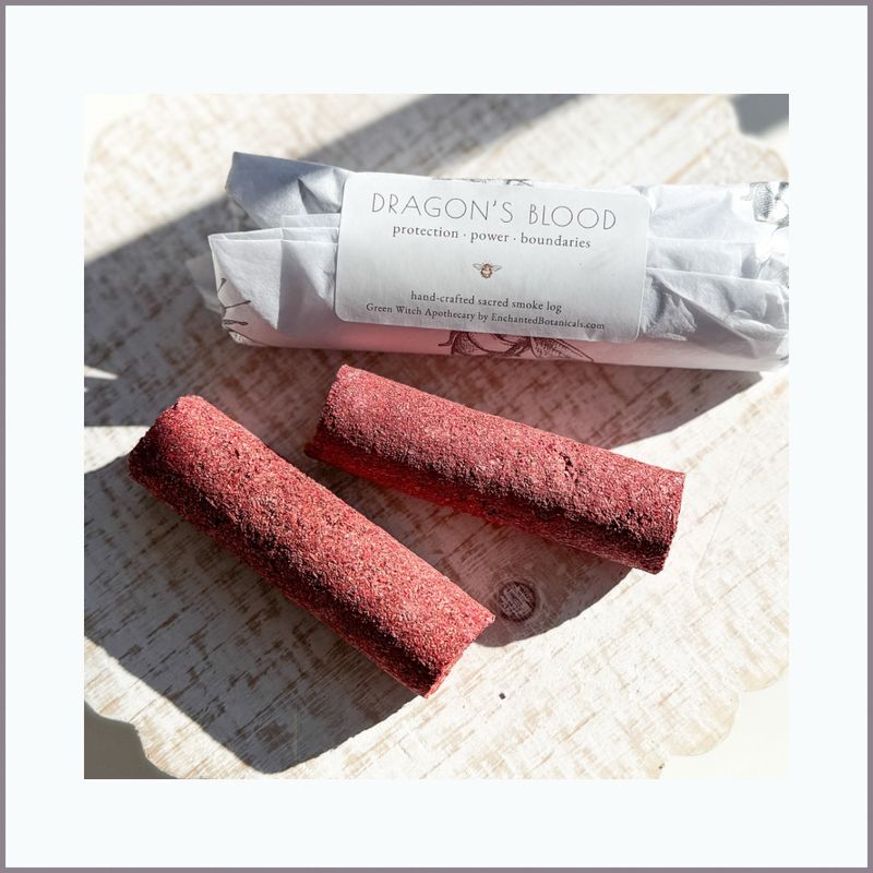 INCENSE · SACRED SMOKE LOGS — Choice of Scent (Multiple Burns)