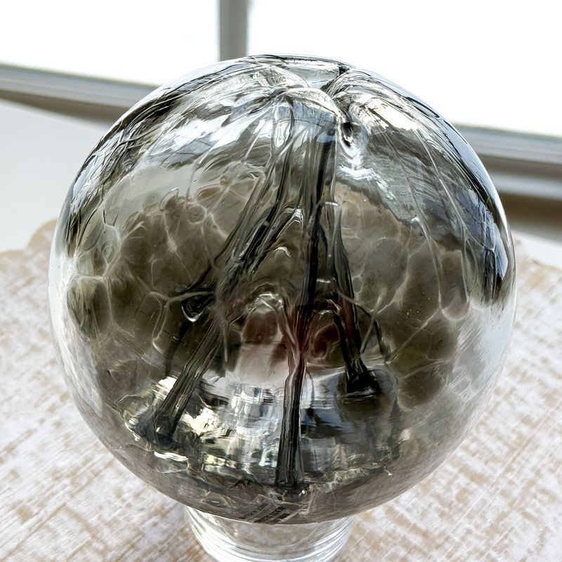 WITCH BALL 4” Smoky Green