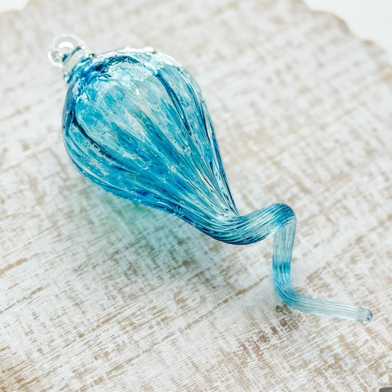 GLASS GOURD -- Blue (small)
