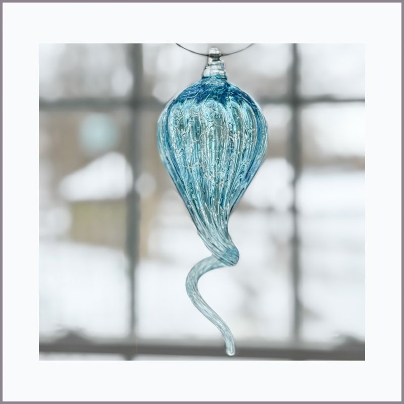 GLASS GOURD -- Blue (small)