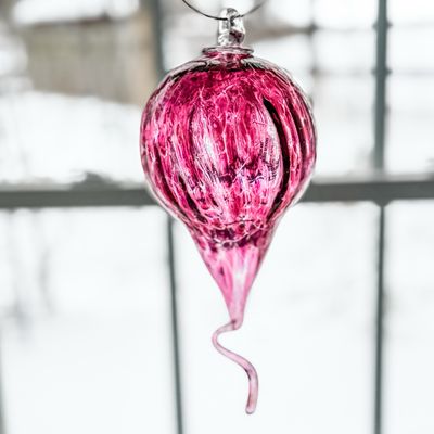 GLASS GOURD -- Rose (large)