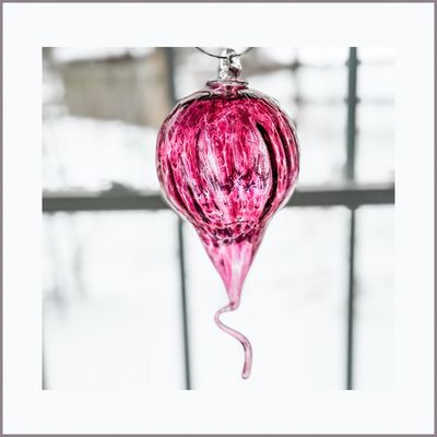 GLASS GOURD -- Rose (large)