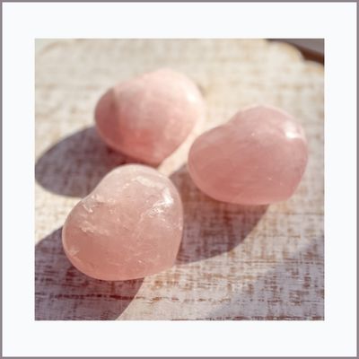 ROSE QUARTZ Hearts